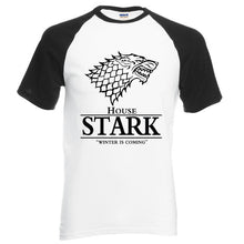 Load image into Gallery viewer, Winter is Coming Gray Black T-Shirt