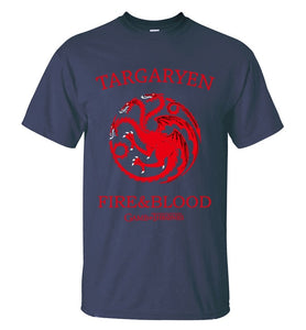 Targaryen Fire & Blood Game of Thrones T-Shirts