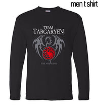 Load image into Gallery viewer, Targaryen Fire &amp; Blood Game of Thrones Long Sleeve T-Shirt