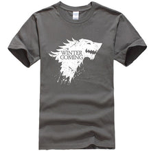 Load image into Gallery viewer, Winter is Coming Black T-Shirt